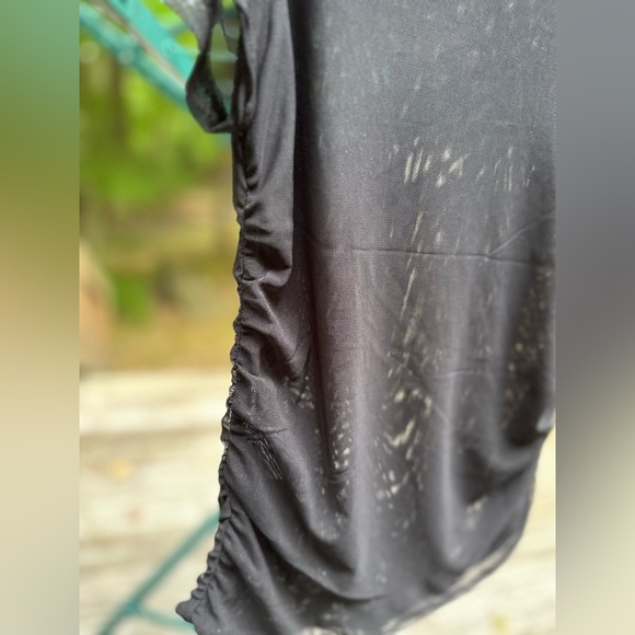 New with Tags Colton On Mesh Rouched side tee - Picture 9 of 9